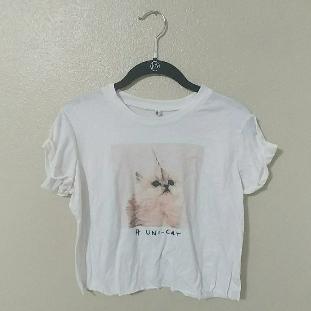 Cute Cat Crop Top